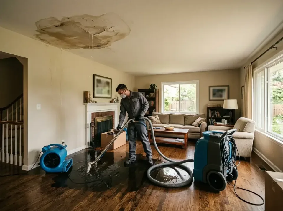 attic-pipe-burst-ceiling-drip-008 — frequently asked questions, Water Damage Restoration & Carpet Care in Lynn, MA